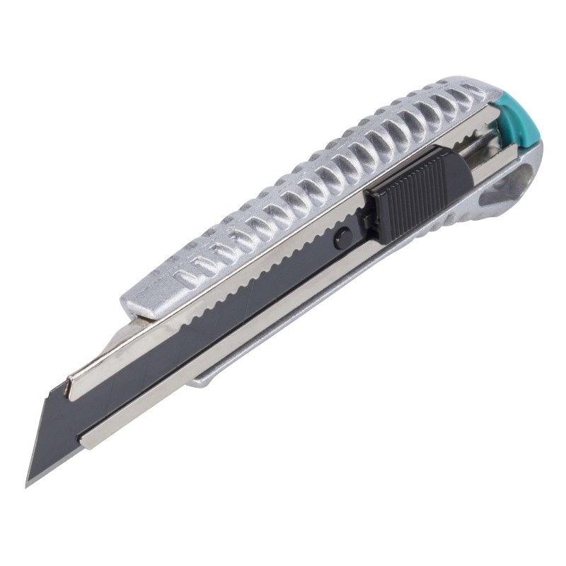 Nôž odlamovací s čiernou čepeľou Profi kovový 18mm, wolfcraft 4306000