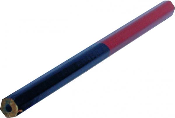 Ceruzka tesárska červeno-modrá, 175mm, hr. 7mm
