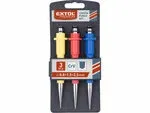 EXTOL PREMIUM Jamkáre Cr-V, 3-dielna sada, 0,8-1,5-2,5mm, pogumovaná rúčka 8801810 1