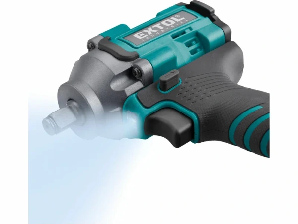EXTOL INDUSTRIAL SET Aku vŕtačka s príklepom/uťahovač razový Share20V, 2x 2Ah,8791804-15 20