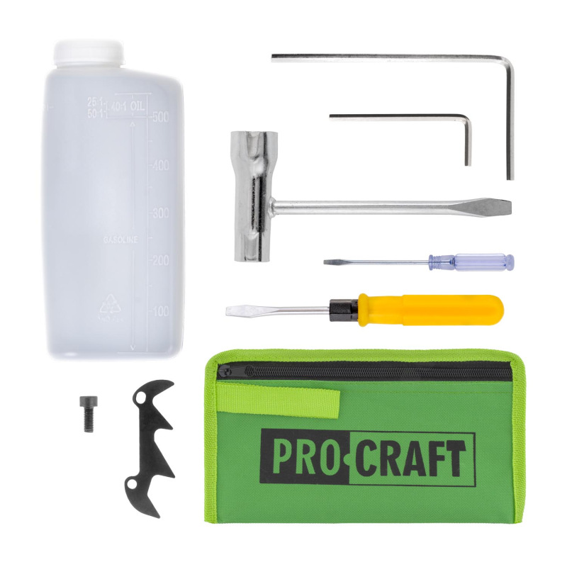 PROCRAFT Benzínová reťazová píla lišty 400mm/450mmGS-58X 12