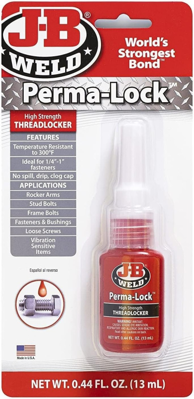 J-B WELD 27113 PermaLock vysokopevnostný zaisťovač závitov ( 13 ml )