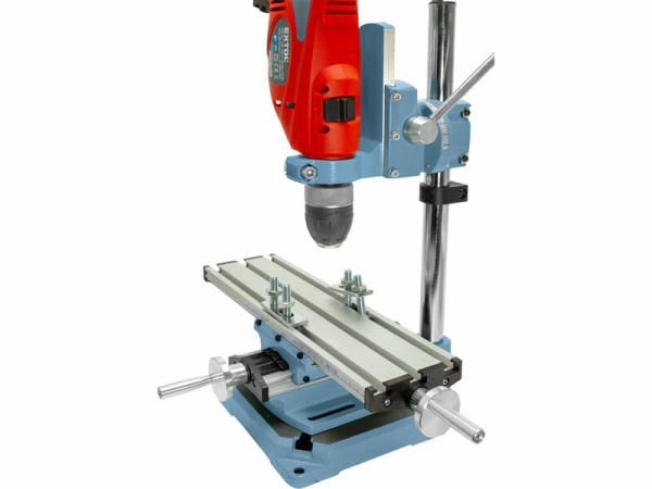 EXTOL PREMIUM 8807000 Stojan na vŕtačku 400mm, sklon 0-90st, upnutie Ø25-39-43mm 1