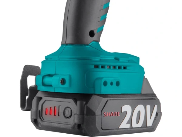 EXTOL INDUSTRIAL SET Aku vŕtačka s príklepom/uťahovač razový Share20V, 2x 2Ah,8791804-15 10