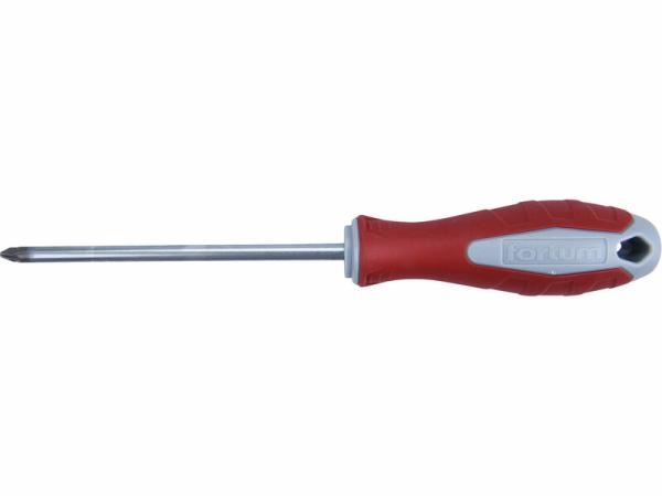 FORTUM 4740307 Skrutkovač plochý, PZ2 x 125mm, S2