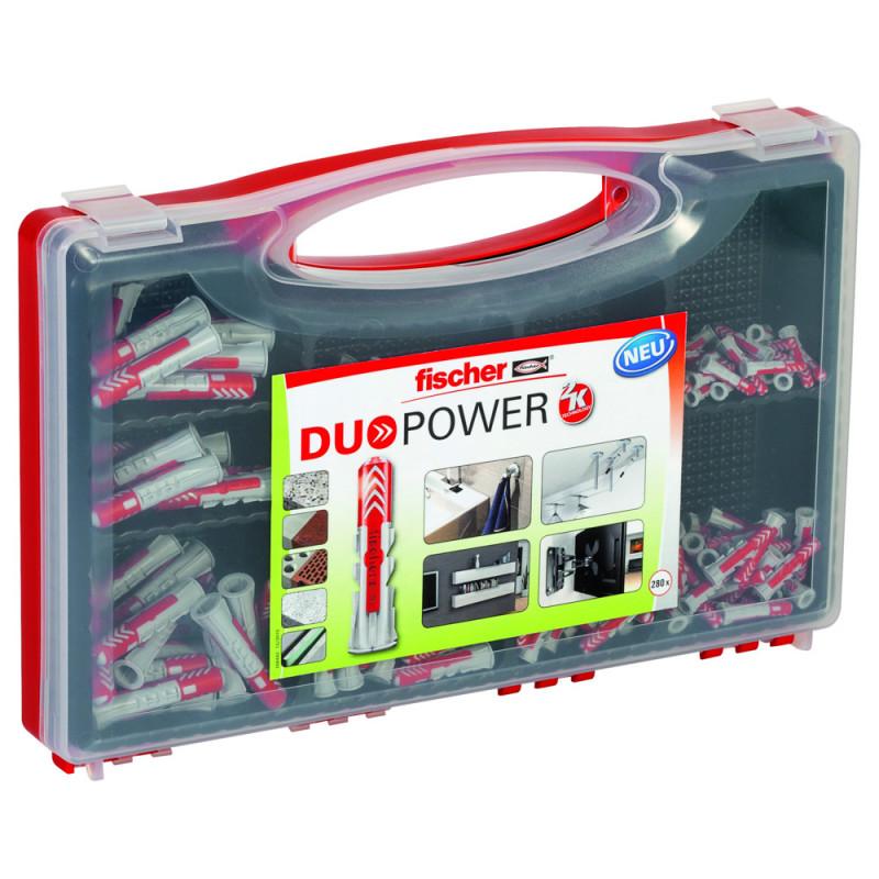 FISCHER Hmoždinky DUOPOWER Red-Box 280ks 535973