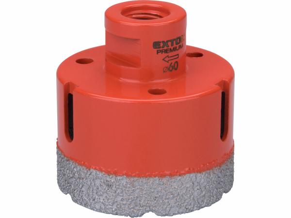 EXTOL PREMIUM Korunka vykružovacia diamantová, Ø 60mm, závit M14 8801875