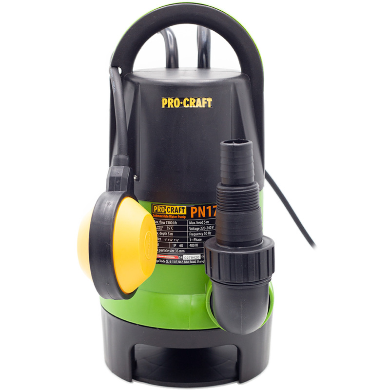 PROCRAFT Ponorné čerpadlo 400W do vodnej nádrže PN17