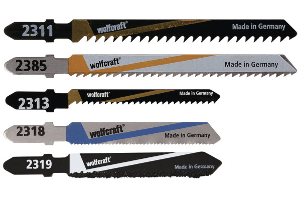 Sada pílových plátkov do priamočiarej píly T-stopka (5ks) wolfcraft 2688000