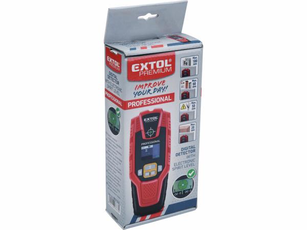EXTOL PREMIUM DDetektor materiálov digitálny, max. 100mm, 8831321 4
