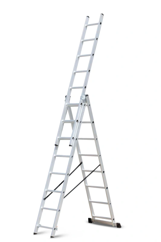 Hliníkový rebrík trojdielny 3x11 Procraft PLA3.704