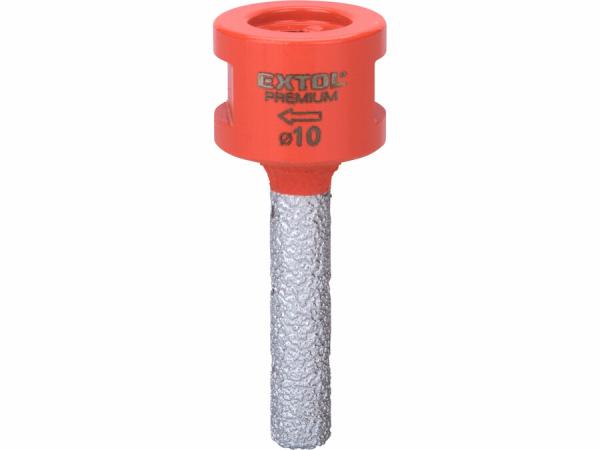EXTOL PREMIUM Fréza brúsna diamantová do uhlovej brúsky, Ø10mm 8801855