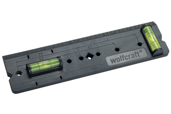 Wolfcraft Sada vrtacích koruniek Universal ø 68mm pre elektrikárske krabičky + šablóna, wolfcraft 59 2
