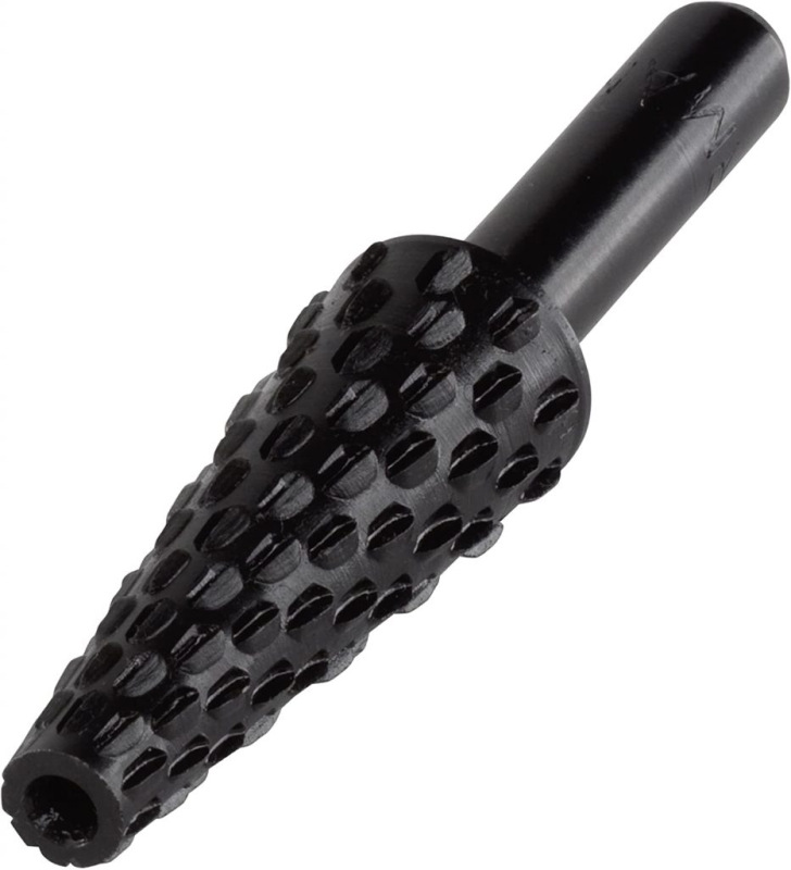 Wolfcraft Rašpľa kužeľová na neželezné kovy ø 5-12 x 35mm stopka ø 6,35mm, wolfcraft 2535000