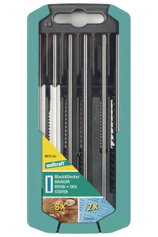 Wolfcraft Sada pílových listov do priamočiarej píly wolfcraft 8631000