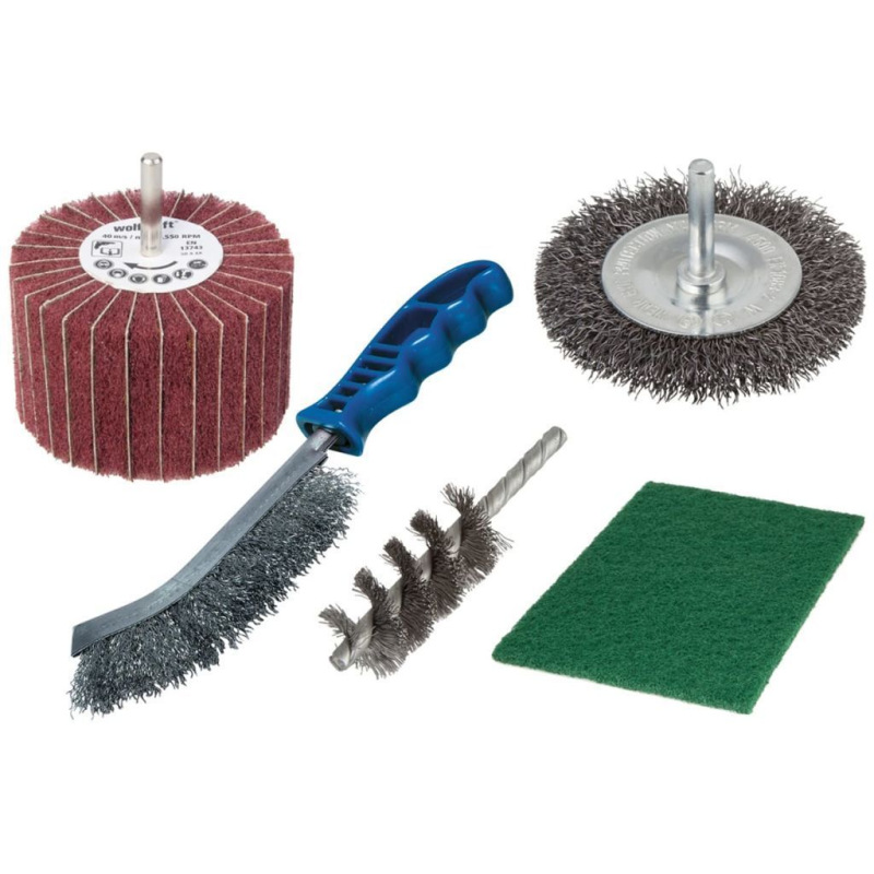 Sada brúsna pre opracovanie kovu (5-dielna) wolfcraft 5641000