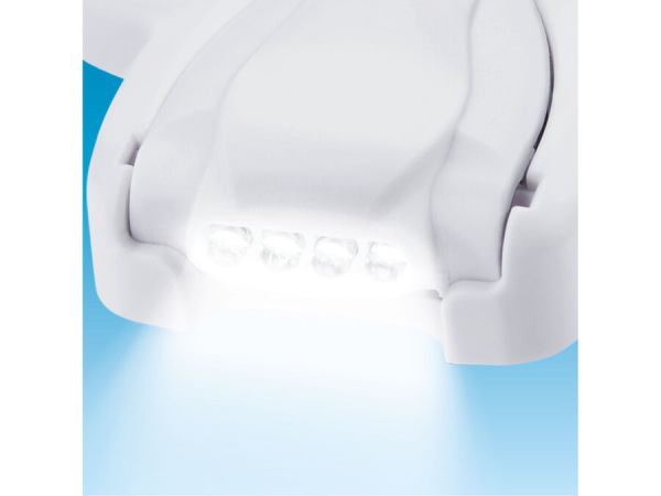 EXTOL CRAFT Okuliare s lupou a LED svetlom, 1-1,5-2-2,5-3,5x zväčšenie, 4 LED, USB 43165 4