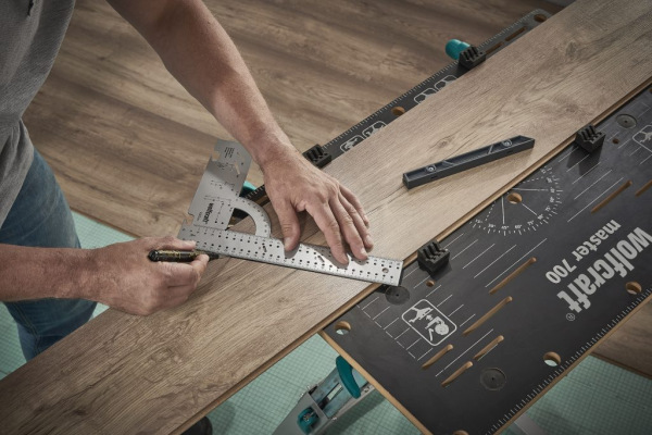 Wolfcraft Uholník univerzálny dierovaný 200 x 300mm, wolfcraft 5205000 5