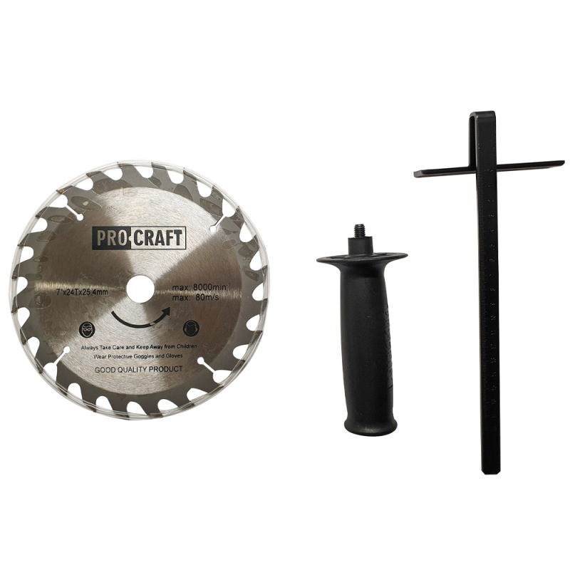 PROCRAFT Píla okružná 1400W 185mm KR1400 7