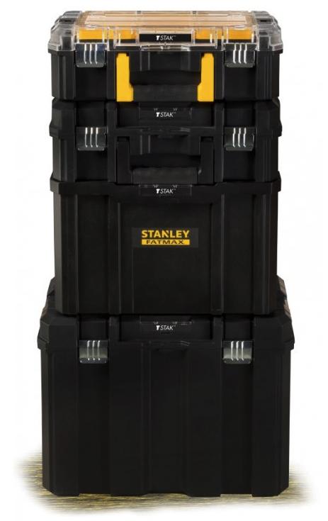 STANLEY FMST1-75753 Box na náradie kovoplast FatMax Pro-Stack hlboký box telesk. rukoväť 5