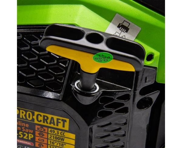 PROCRAFT GS-52P Benzínová reťazová píla Výkon (W) 2100, lišta 400/450mm 10