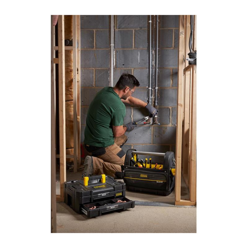 STANLEY FMST1-71969 Box na náradie plast FatMax Pro-Stack s 2 zásuvkami 44x18x32cm 5