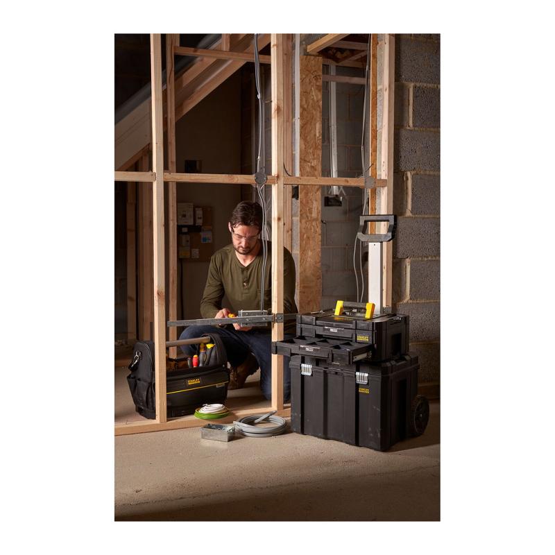STANLEY FMST1-71969 Box na náradie plast FatMax Pro-Stack s 2 zásuvkami 44x18x32cm 4