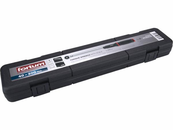 FORTUM Momentový kľúč 1/2" 40-200Nm 490mm 4700215 4