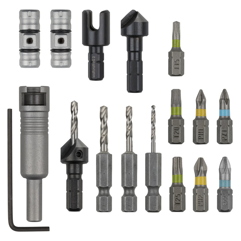 Sada bitov a vrtákov pre Flipbit (16-dielna) wolfcraft 3086000