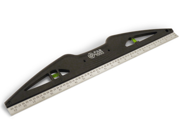 Fartools 60 cm pravítko s vodováhou 212021