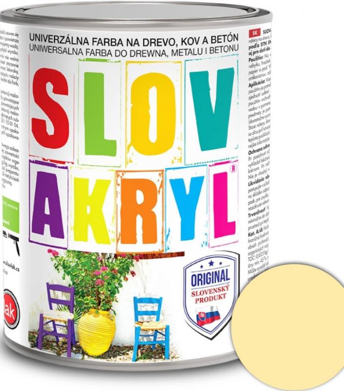 Farba Slovakryl 0610bezovy 0,75kg