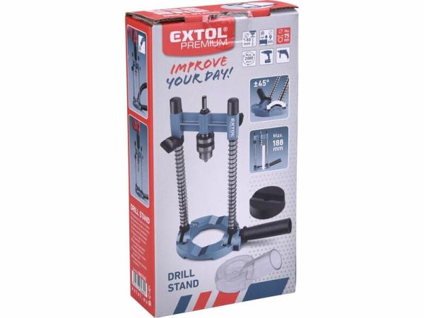 EXTOL PREMIUM 8807005 Stojan na vŕtačku 140mm, viacúčelový so skľučovadlom 6