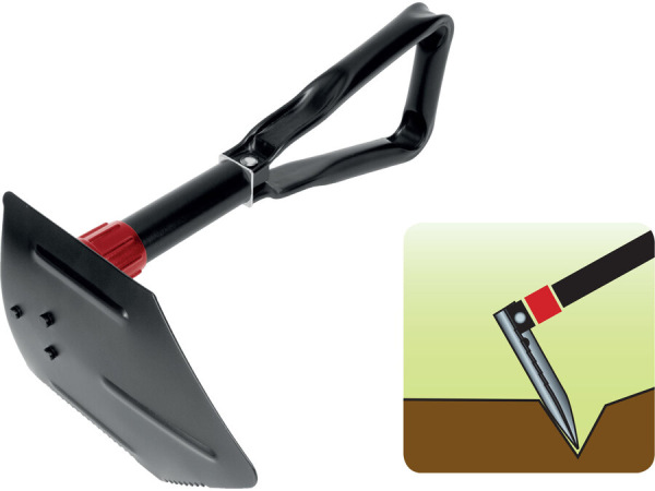 EXTOL PREMIUM 8877031 Lopatka skladacia s motyčkou 570mm, šírka 150mm, nylonové puzdro 2