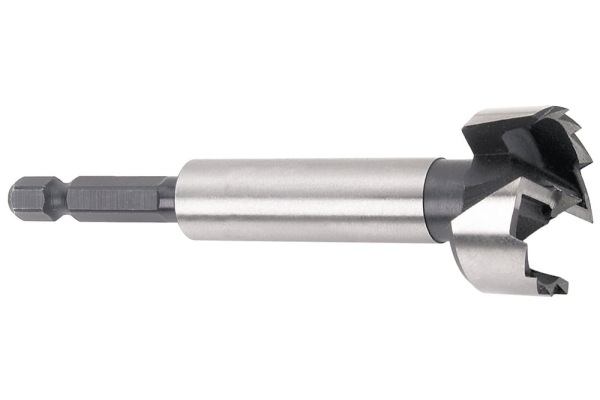 Vrták Forstnerov ø 26mm, L - 90mm, so šesťhrannou stopkou, wolfcraft 3309000