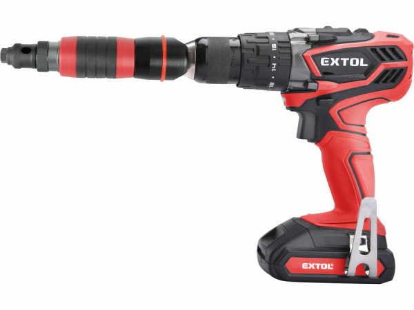 EXTOL PREMIUM 8813752 Nadstavec na nitovanie trhacích nitov 2,4-4,8mm, pre aku skrutkovač 1