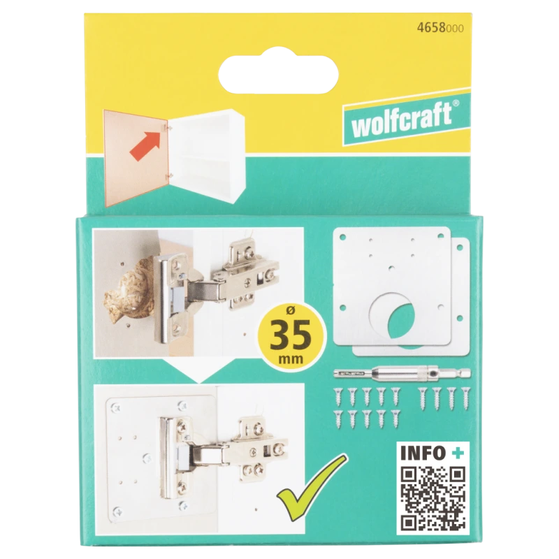 Wolfcraft Sada na opravu NK závesov wolfcraft 4658000 17