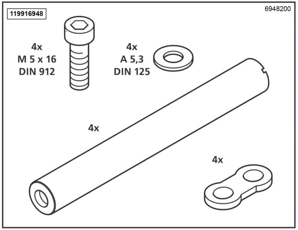 Wolfcraft Prípravok na rezanie uhlov 100mm, wolfcraft 6948200 9