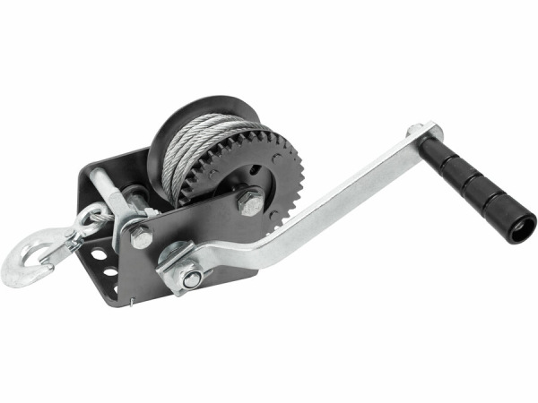 EXTOL PREMIUM Navijak lanový ručný obojsmerný, 360kg, 1 rýchlosť, lano Ø3,8mmx8m 8861301 1