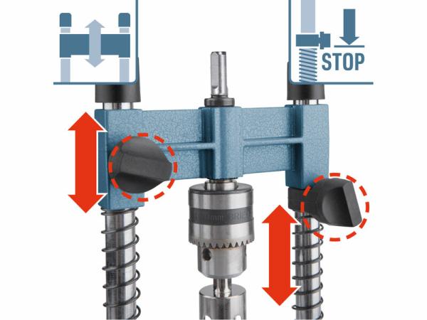 EXTOL PREMIUM 8807005 Stojan na vŕtačku 140mm, viacúčelový so skľučovadlom 4