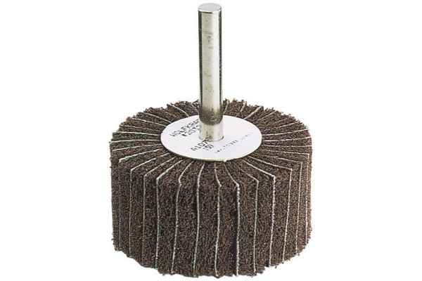 Kotúč lamelový s rúnom ø 50 x 25mm K150, stopka ø 6mm, wolfcraft 2032000