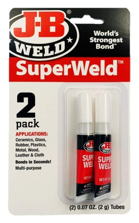 J-B WELD 33102 sekundové lepidlo v dvoch tubách SuperWeld 2-Pack ( 2x2g )