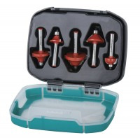 Wolfcraft Sada profilových fréz HM, stopka ø 8mm v boxe wolfcraft 8754000