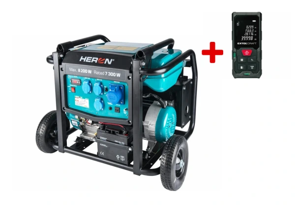 HERON 8896145 Elektrocentrála benzín 8,2kW/230V
