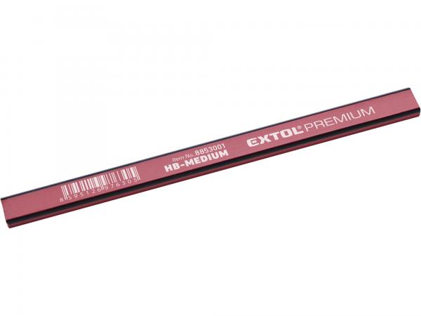 EXTOL PREMIUM Ceruzka tesárska 13x7x175mm, stredne tvrdá (HB) 8853001