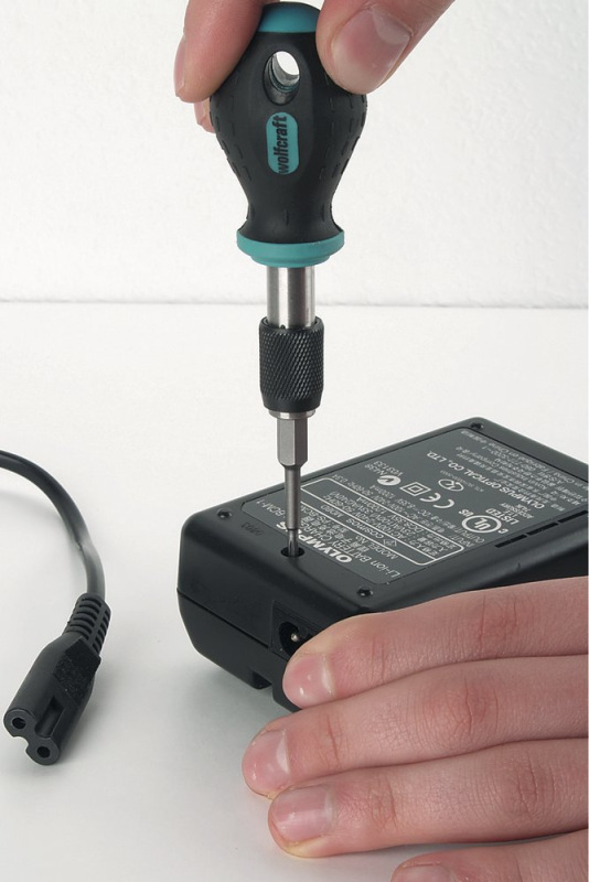 Wolfcraft Skrutkovač pre bity krátky, 2K-rukoväť, wolfcraft 1239000 5