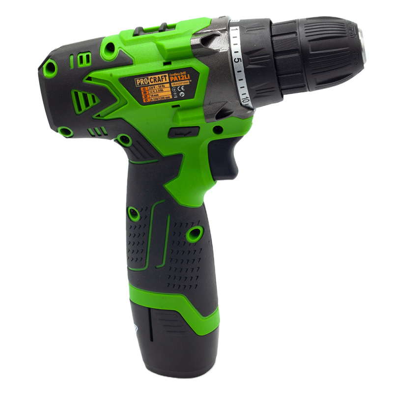 PROCRAFT Kompaktný akumulátorový vŕtací skrutkovač 12V PA12Li 4