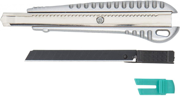 Wolfcraft Nôž odlamovací s čiernou čepeľou Profi kovový 9mm, wolfcraft 4305000 6