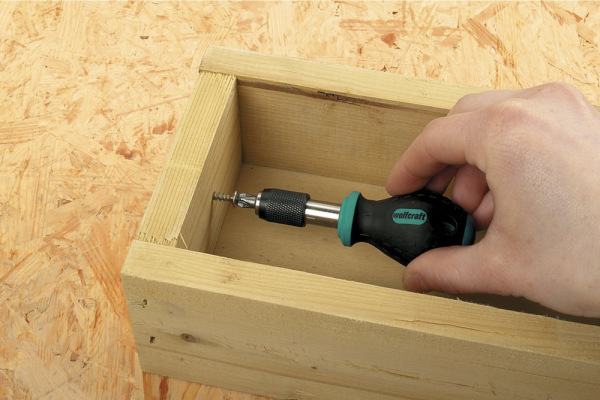 Wolfcraft Skrutkovač pre bity krátky, 2K-rukoväť, wolfcraft 1239000 4