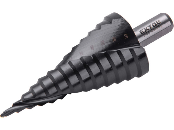 EXTOL INDUSTRIAL Vrták stupňovitý kobaltový, ø4-39mm / 3mm, 13 priemerov 8701195