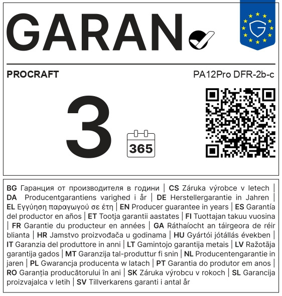 PROCRAFT AKU Skrutkovač PA12Pro-1b 1